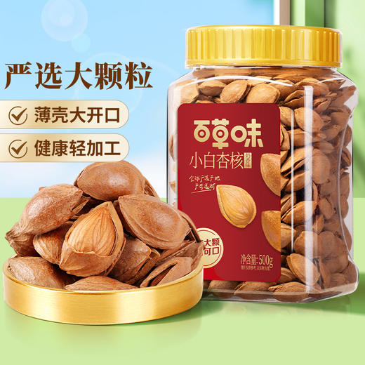 罐装小白杏核500g（奶油味） 商品图0
