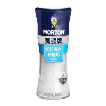 莫顿（MORTON） 粗粒海盐研磨盐82g【未加碘】自带研磨器 牛排烧烤调味盐 /粮油调味 /调味品 /盐 商品图0