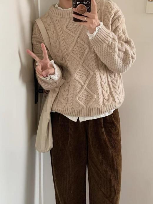 秒变超模的神裤🧺耐尔集团直发⭐尺码标错全部骨折价，只要💰69‼️  【耐尔灯芯绒加绒女士直筒裤】 商品图0