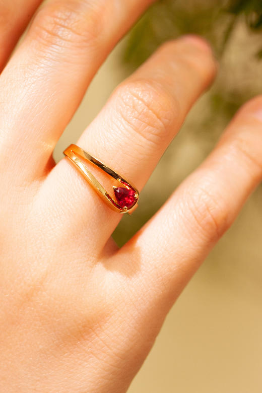 玛格丽特红宝石戒指 商品图1