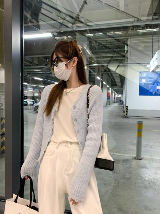 <曾小咸推荐>2色软糯V领针织开衫 商品图7