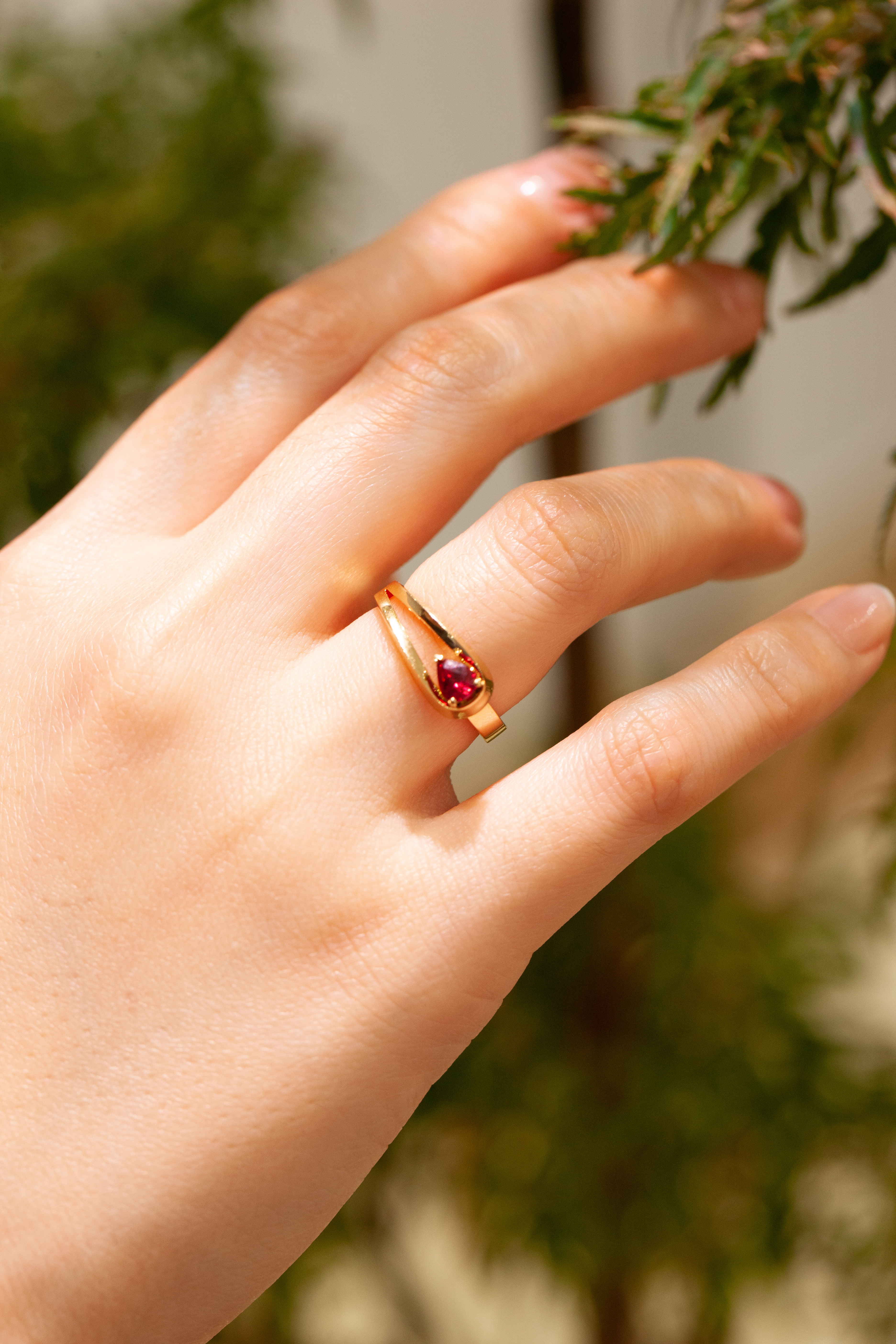 玛格丽特红宝石戒指