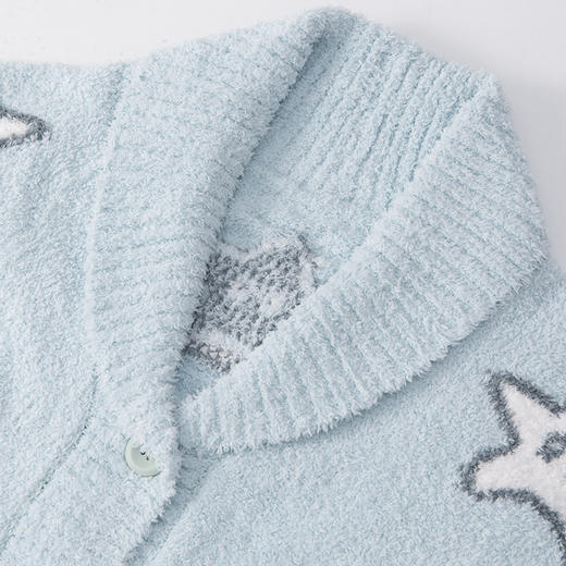 洁丽雅新款半边绒睡衣女冬季珊瑚绒洋气女孩加绒保暖家居服套装 商品图7