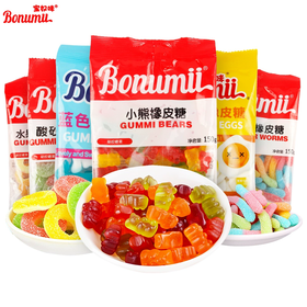 150g宝奴咪橡皮糖 多种造型任选 网红糖果 解馋零食