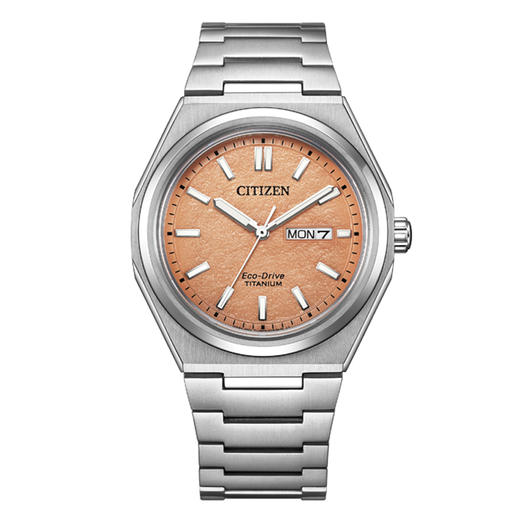 西铁城/CITIZEN光动能舒博™钛复古简约时尚男表AW0130-85Z 商品图2