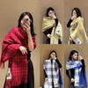 burb***y年度火爆的苏格兰格纹双面披肩（TL） 商品缩略图0