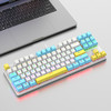 【电竞机械键盘，竞技游戏办公通用~】新款k919有线机械键盘 多拼色混光87键 青轴电竞游戏 办公笔记本键盘-QQ 商品缩略图7