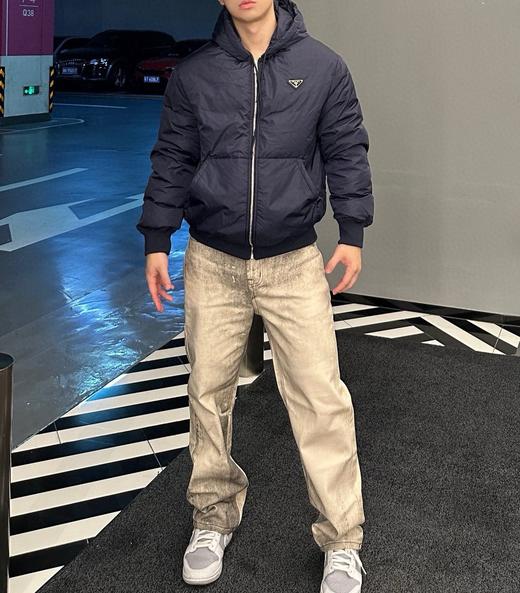 P家 暗藏青色 连帽羽绒服（JN） 商品图2