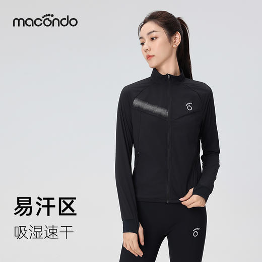 原创单品丨马孔多男女便携式自收纳防风上衣 吸湿速干 防泼水 高弹运动灵活  炫酷反光 拉链兜 商品图2