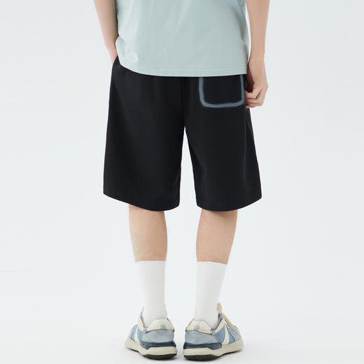 gxgjeans男装休闲短裤夏季扎染风直筒运动五分裤11E1220144B 商品图2