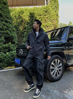 P家 新款尼龙工装大口袋 运动休闲长裤（JN）