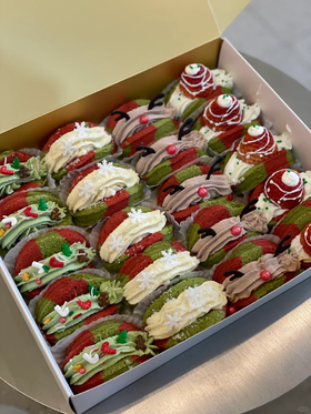 【圣诞节】动物奶油 | 圣诞节双色抱抱卷