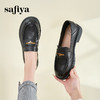 Safiya/索菲娅2025春英伦学院风软底羊皮一脚蹬复古JK小皮鞋SFD1112086 商品缩略图2