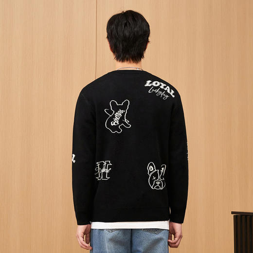 gxg.jeans男装冬季热卖圆领线衫JEX12001744 商品图2