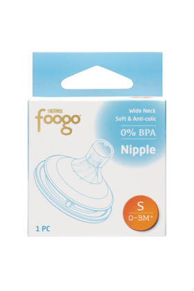 膳魔师FCAA单颗奶嘴-S型奶嘴（适配PPSU奶瓶）0-3月龄宝宝适用