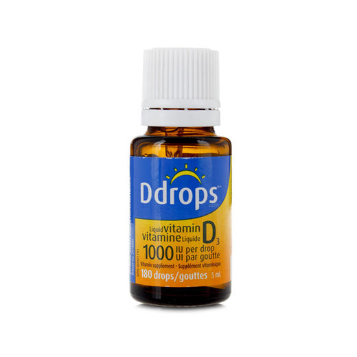 【跨境】Ddrops成人维生素D3滴剂1000iu 5ml/瓶（效期2027-05-01） 商品图1