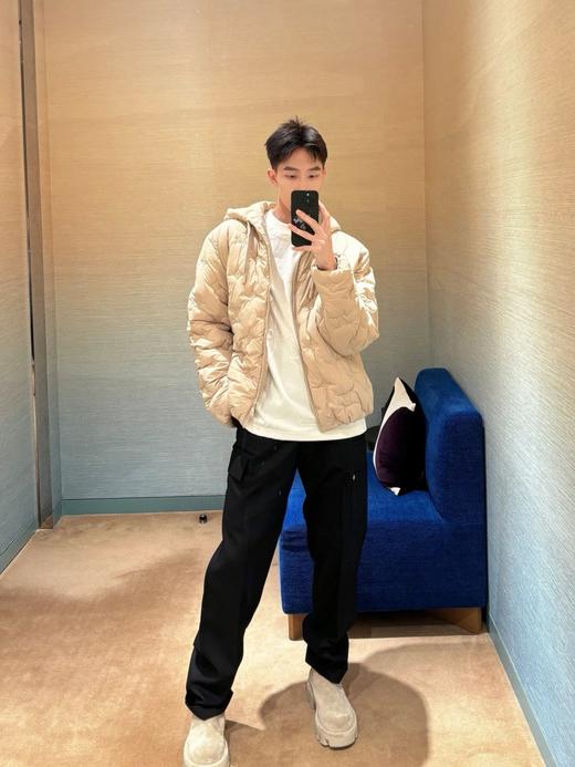 驴家 杏色满身绗绣花棉服外套（JN） 商品图3