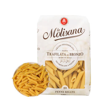 茉莉莎娜两头尖形意大利面（20B）500g 意大利进口 高蛋白 低脂 低盐 /粮油调味 /意大利面 /传统意面 商品图0