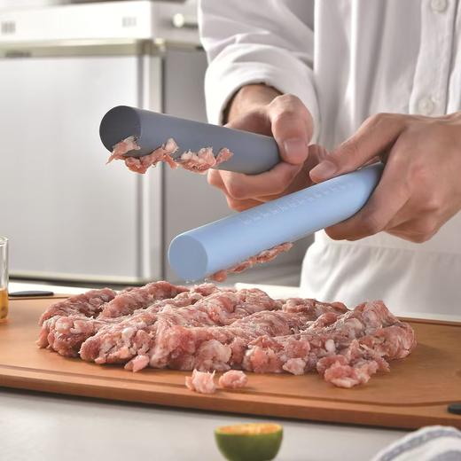 硅胶擀面杖25cm   家用带刻度揉面杖打肉馅饺子皮工具 商品图2