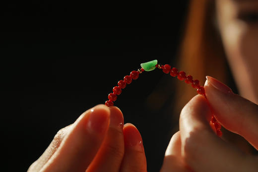 翡翠元宝南红珠 商品图9