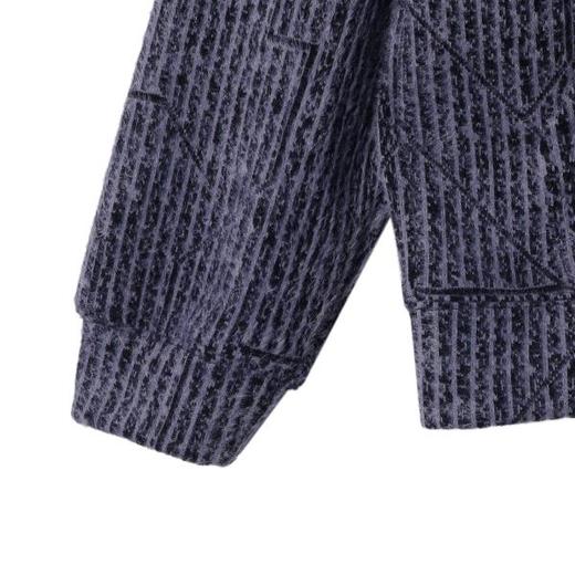 WY930秋冬季新款时尚个性美式线条撞色连帽卫衣百搭情侣简约套头上衣 商品图4