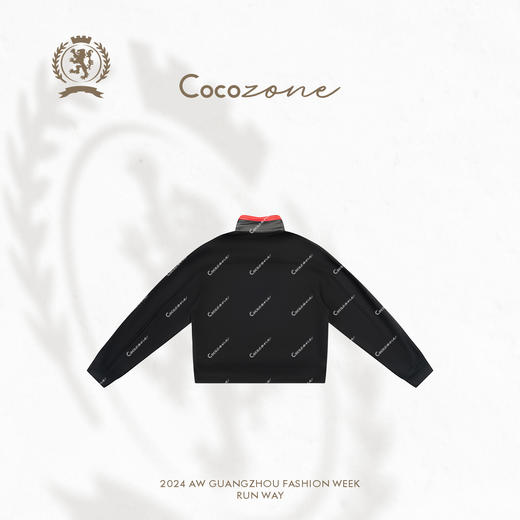 COCO ZONE 100棉设计感立领卫衣气质百搭上衣CC1C2280 商品图1