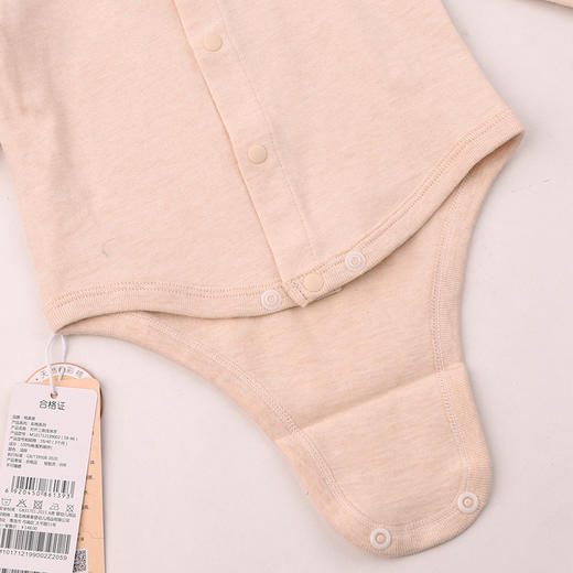 棉果果春秋季新疆彩棉纯棉三角爬服对开三角连体衣M101712199002 商品图3