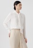 【宋佳同款】朗姿修身法式白衬衫女简约通勤LCEK02WPR129W31 商品缩略图1