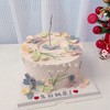 马卡龙色系刮刀花蛋糕-低糖处理无添加 商品缩略图4