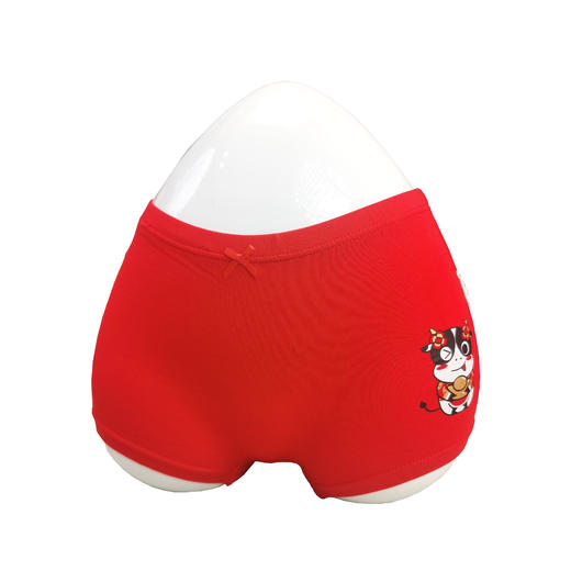 【2条】女童平角裤新年红内裤本命年底裤男内裤【CSK20316】 商品图2