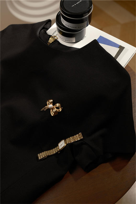 丝带结 珍珠胸针 商品图3