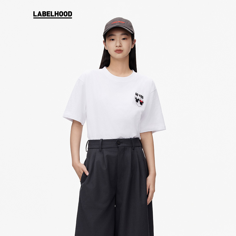 【AO YES x LABELHOOD】蕾虎米奇趣见真我爱心T恤春夏新款