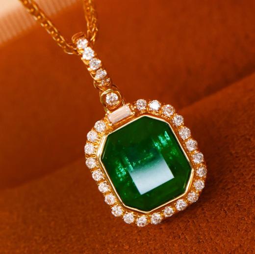 1.9ct刻面祖母绿吊坠 商品图1