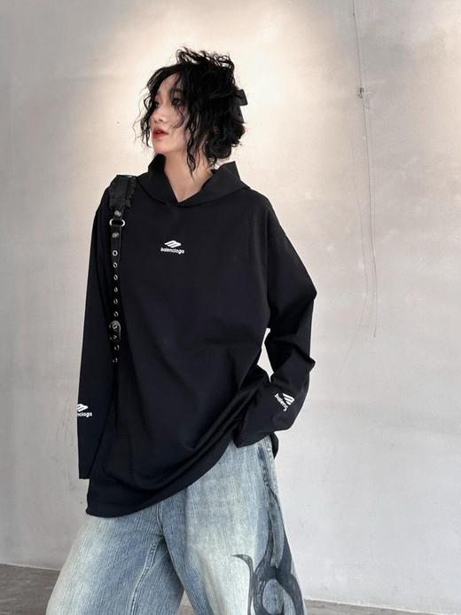 B家 白标刺绣连帽长袖（JN） 商品图1