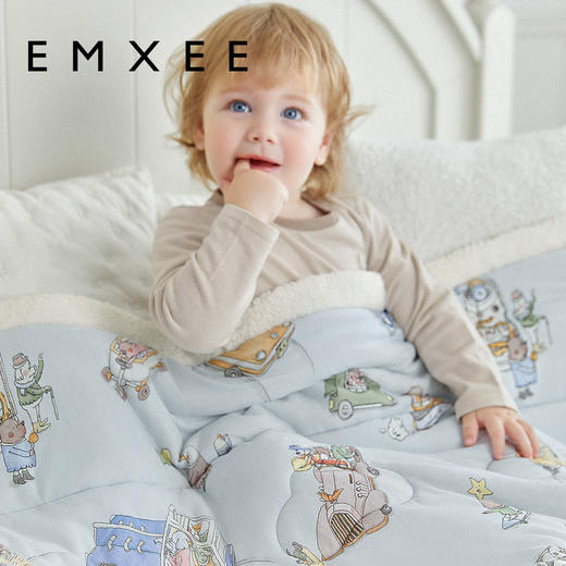 【宝宝安睡】嫚熙奶芙被婴儿盖毯毛毯宝宝被子秋冬幼儿园被子冬季儿童午睡毯子 商品图3