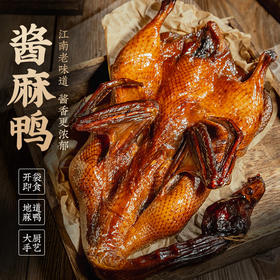 金字酱麻鸭700g整只酱货板鸭卤味熟食老字号浙江特产杭州酱板鸭