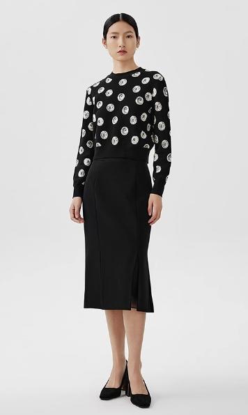 朗姿薄款羊毛针织衫LSEK00KPR401B01 商品图3