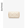 【达芙妮】百搭印花时尚女士单斜挎枕头包DFN10243白色 商品缩略图4