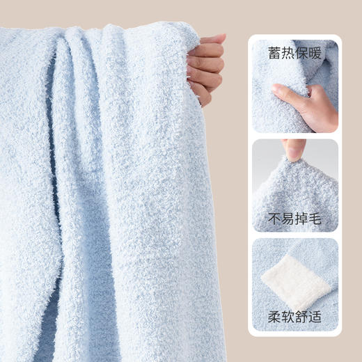 洁丽雅新款半边绒睡衣女冬季珊瑚绒加绒蓄热秋冬可外穿家居服套装 商品图5