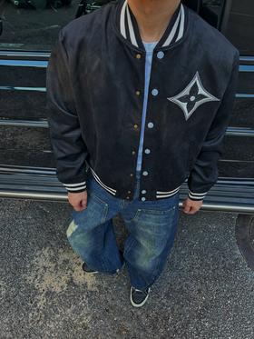 驴家 新款麂皮绒 飞行员束腰夹克（JN）