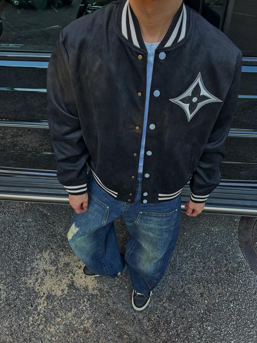 驴家 新款麂皮绒 飞行员束腰夹克（JN） 商品图0