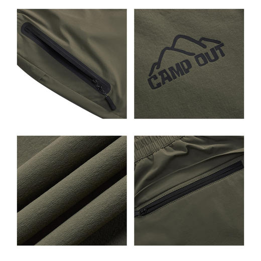 gxg.jeans男装 夏季潮流时尚休闲好搭经典休闲短裤JEX12201262 商品图3