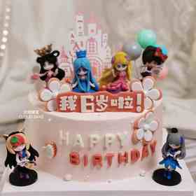 【叶罗丽主题蛋糕】年龄牌可定制1~10岁