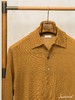 Dalmo 姜黄色羊绒加丝Polo 商品缩略图1