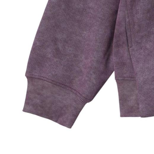 秋冬季新款时尚个性扎染斜拉链连帽卫衣百搭高级小众设计情侣上衣 商品图5