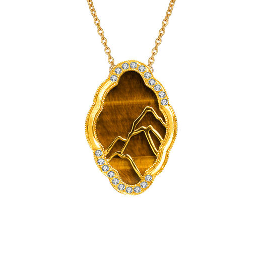 【熙】五行和韵·土 吊坠 商品图0