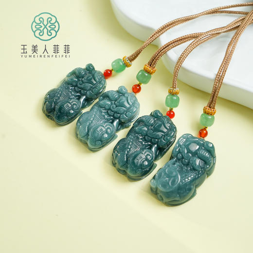 翡翠貔貅吊坠 商品图0