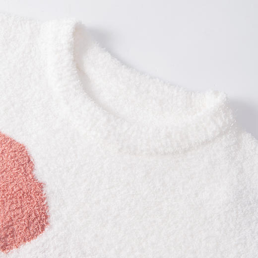 洁丽雅新款半边绒睡衣女冬季珊瑚绒加绒防寒秋冬可外穿家居服套装 商品图7