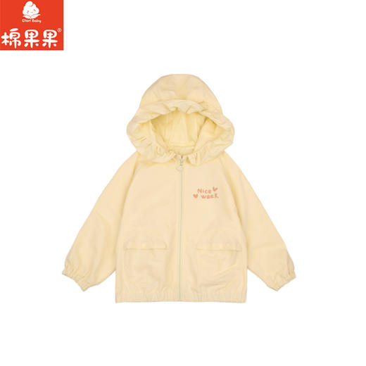 棉果果春季新品商场同款女童花边连帽外套M122100325072 商品图1