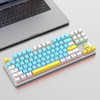 【电竞机械键盘，竞技游戏办公通用~】新款k919有线机械键盘 多拼色混光87键 青轴电竞游戏 办公笔记本键盘-QQ 商品缩略图8